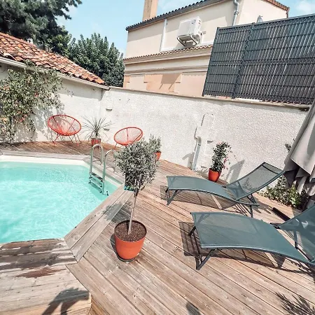 Duplex, Hyper-central - Piscine Privée - Garage Hébergement de vacances