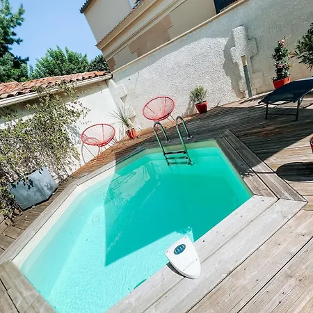 Duplex, Hyper-central - Piscine Privée - Garage Hébergement de vacances