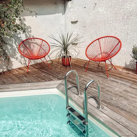 Duplex, Hyper-central - Piscine Privée - Garage Hébergement de vacances *