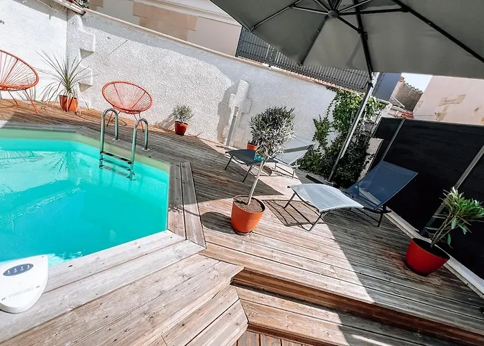 Duplex, Hyper-central - Piscine Privee - Garage Semesterbostad *