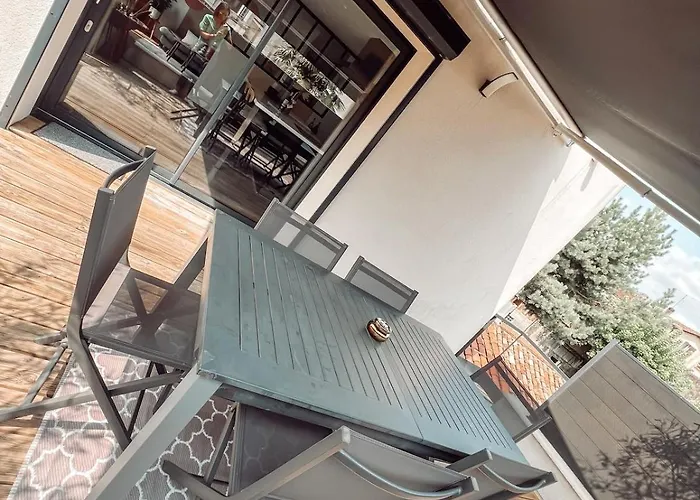 Duplex, Hyper-central - Piscine Privee - Garage Semesterbostad *